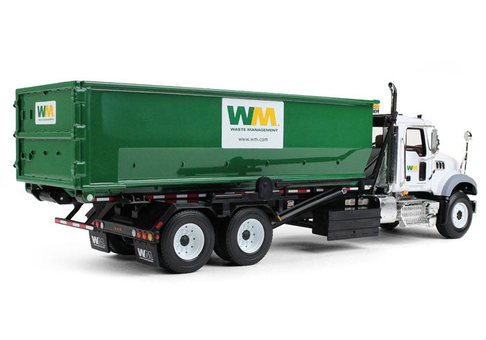 1/34 Mack Granite Waste Management Truck with Green Roll off Container