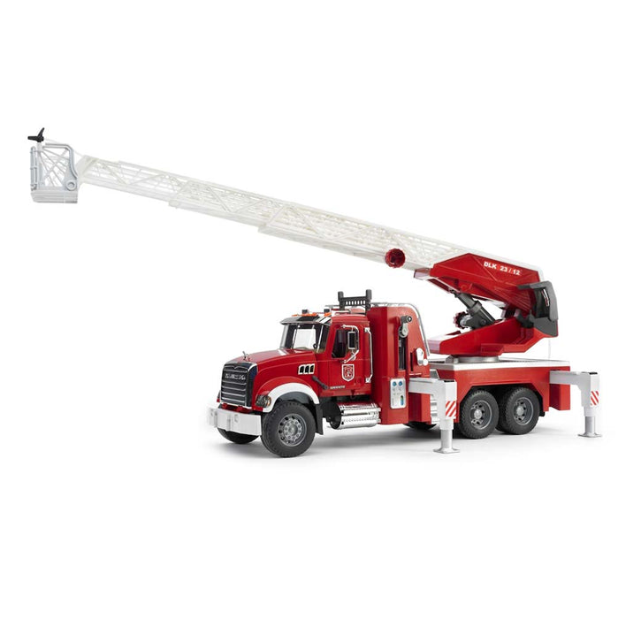 1/16th Mack Granite Fire Engine w/ Extendable Ladder & Hard Hat by Bruder