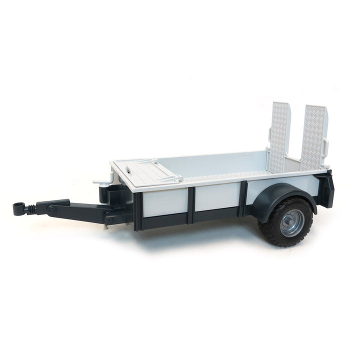 1/16 Single Axle Trailer by Bruder with Ramps and Tool Box