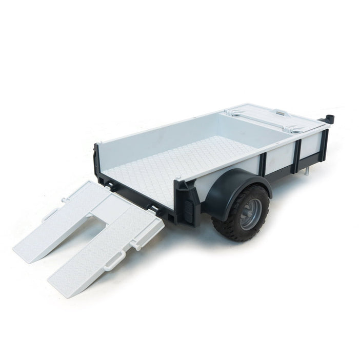1/16 Single Axle Trailer by Bruder with Ramps and Tool Box