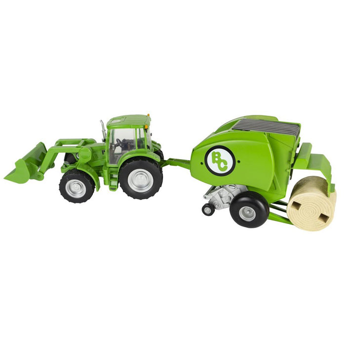 1/20 Green Round Baler with Bale by Big Country Toys