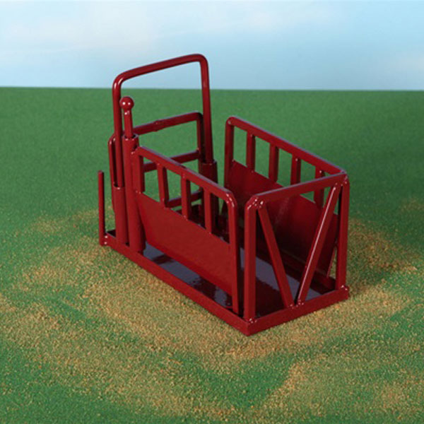 1/16 Little Buster Toys Red Cattle Squeeze Chute