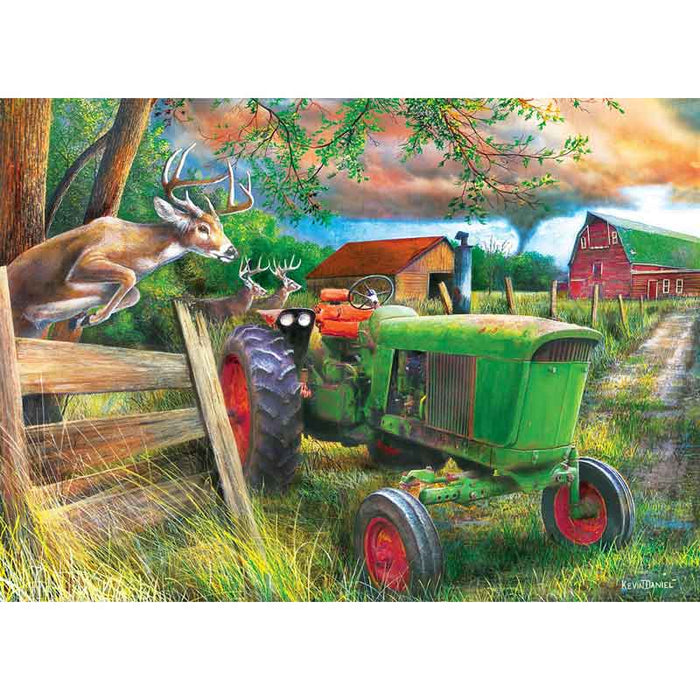 "Deer Crossing" Farm & Country 1000 Piece Puzzle