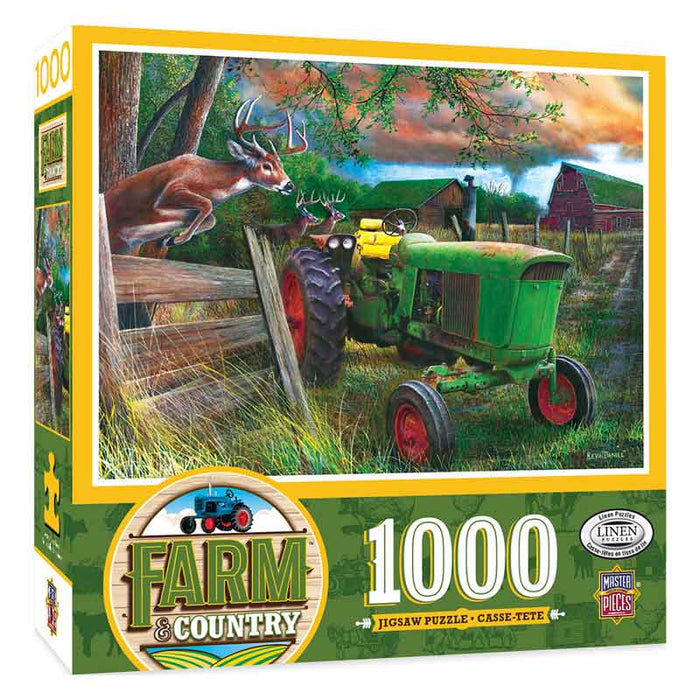 "Deer Crossing" Farm & Country 1000 Piece Puzzle