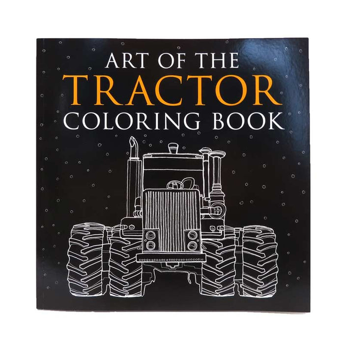 Art of the Tractor Coloring Book with 80 Pages Image
