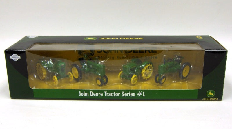 1/50 (O Gauge) John Deere Tractor Set #1 with Waterloo Boy, 50, D, & B