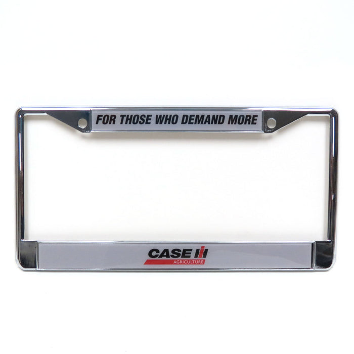 Case IH "For Those Who Demand More" License Plate Holder Image