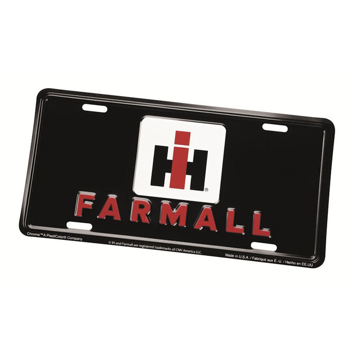 IH Farmall 6in x 12in Metal License Plate