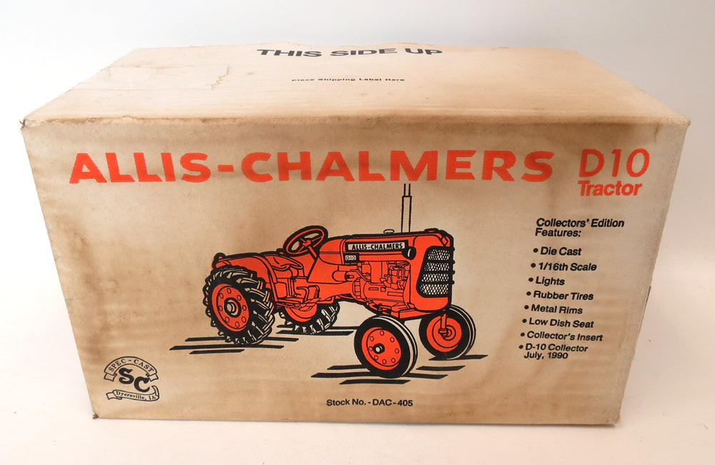 (B&D) 1/16 Allis Chalmers D10 Wide Collector Edition July, 1990 - Box Damage