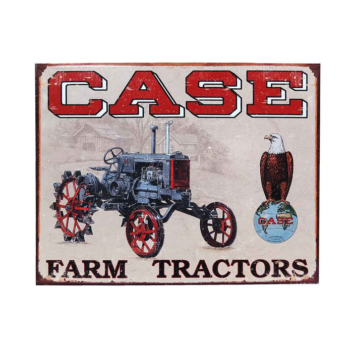 CASE Farm Tractors 12" x 16" Tin Sign