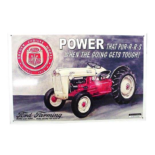 Ford Golden Jubilee 11'' x 16'' metal sign