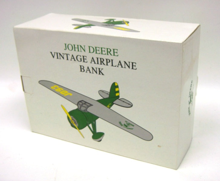 1992 John Deere Lockheed Vega 5B Die-cast Airplane Bank