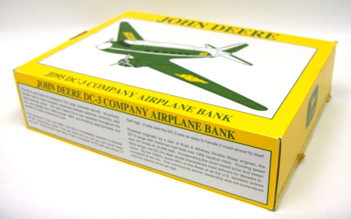 Limited Edition John Deere DC-3 Airplane Bank 1995 by SpecCast