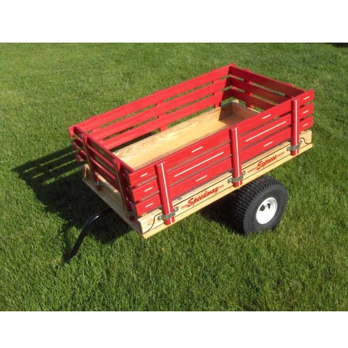 Series MC2 Red Big Trike Trailer for Pedal Tractors/Heavy Duty Trikes