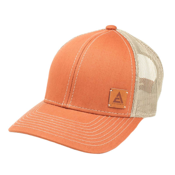 Allis Chalmers Logo Burnt Orange Mesh Back Hat