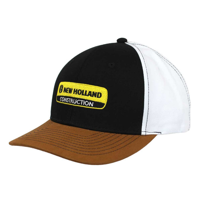New Holland Construction Black, Brown & White Chino Twill Cap