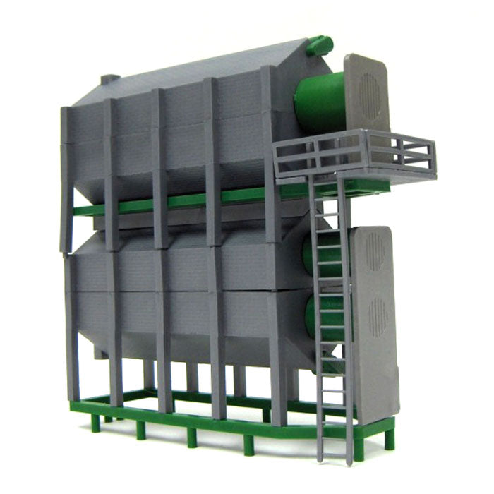 1/64 ST051 Standi Toys Stationary Grain Dryer, 2 High, Green
