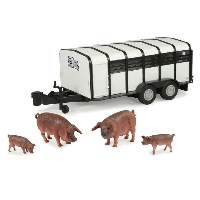 1/16 Big Farm Hog Trailer with 4 Hogs
