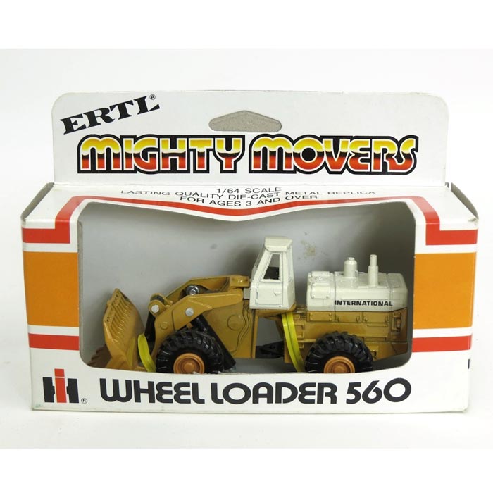 1/64 International 560 Wheel Loader, ERTL Mighty Movers