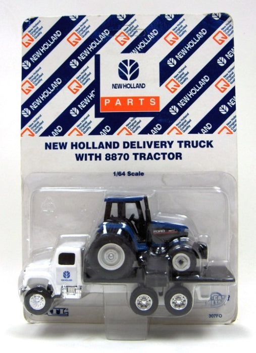 1/64 New Holland Tandem Axle Delivery Roll Back with Ford 8870