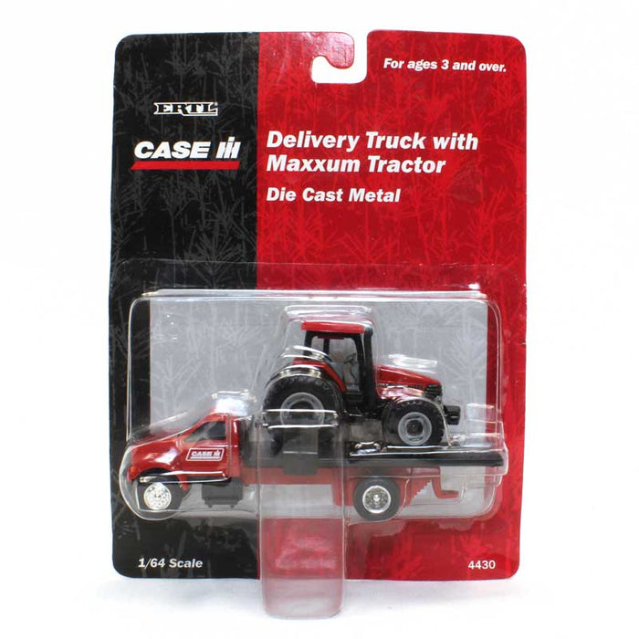 1/64 Case IH Delivery Truck with Maxxum Tractor