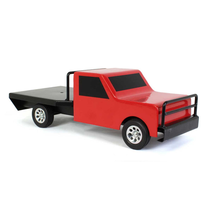 1/16 Little Buster Toys Red Flatbed Farm Truck