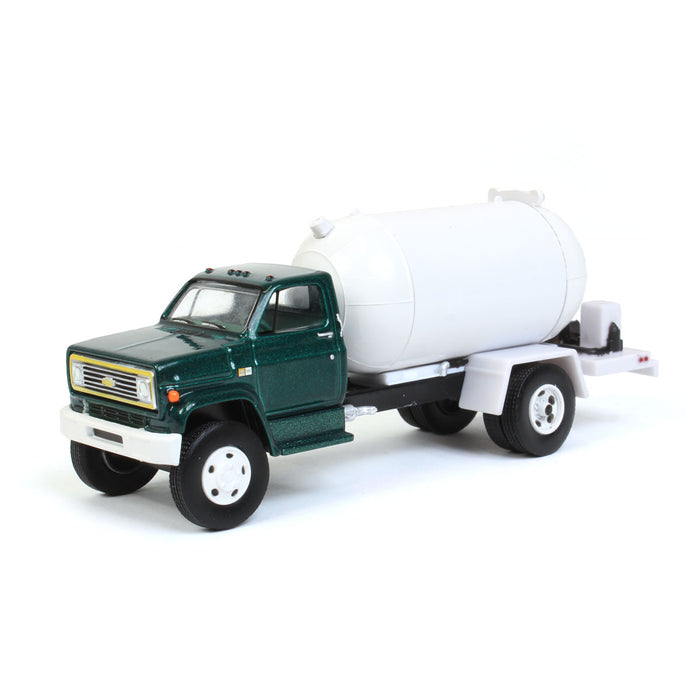 1/64 Exclusive Limited 1984 Chevy C-60 Propane Truck with Green Cab