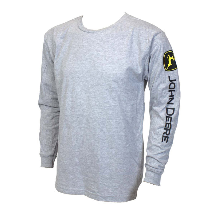 John Deere Construction Grey Long Sleeve T-shirt