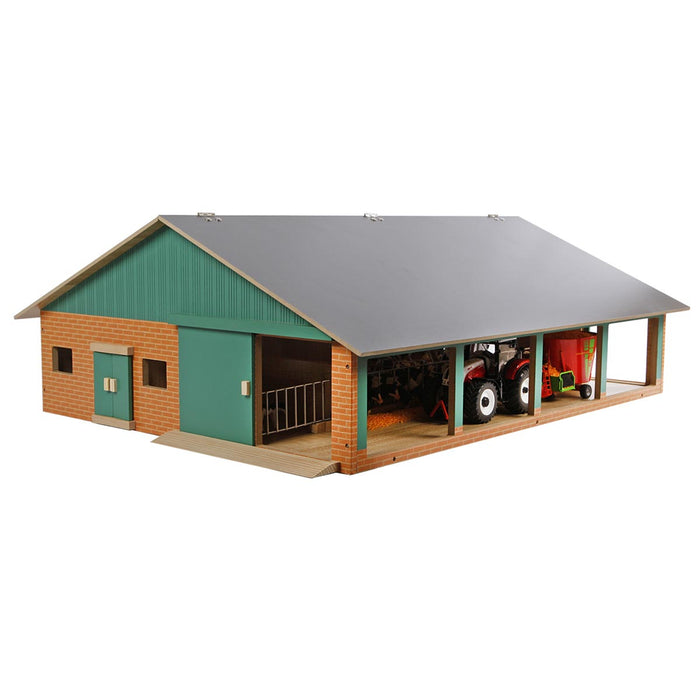 1/32 Deluxe Cattle Shed with Milking Parlour Set