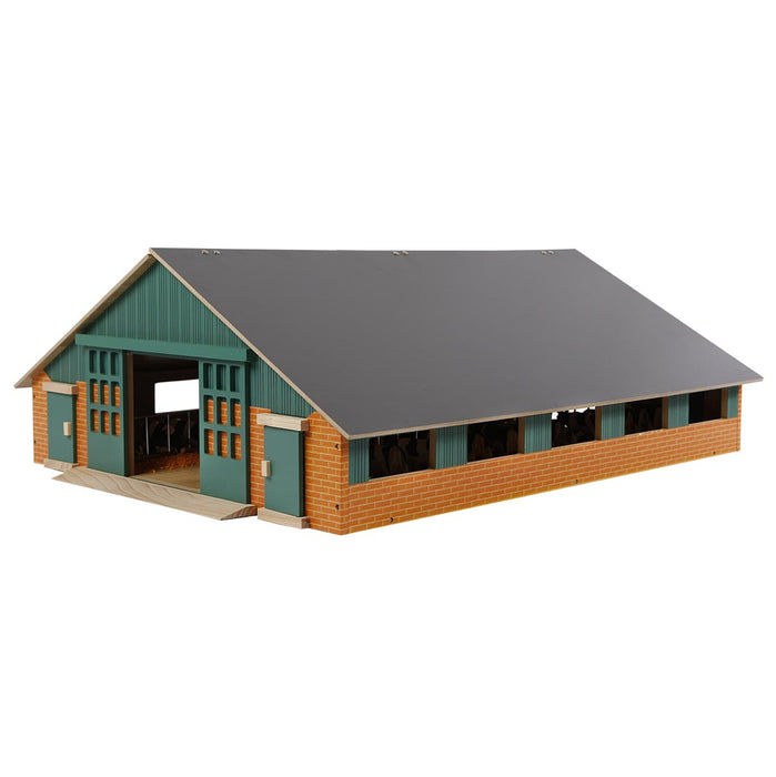 1/32 Deluxe Cattle Barn with Feed Alley