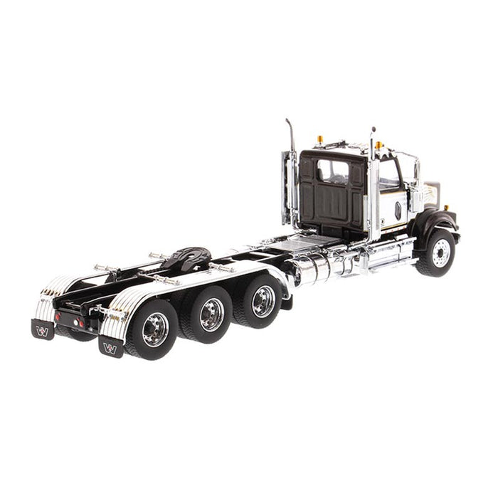 (B&D) 1/50 Western Star 4900 SF Day Cab Tridem Tractor in Black and White - Damaged Box