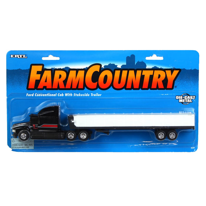 1/64 Ford Conventional Cab with Stakeside Trailer, Walnut Creek Logging