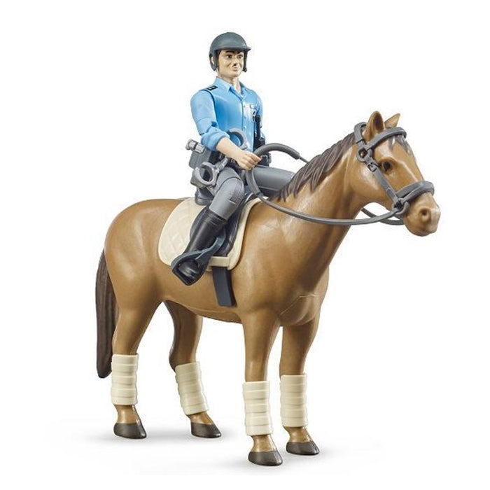 1/16 Policeman with Horse By Bruder