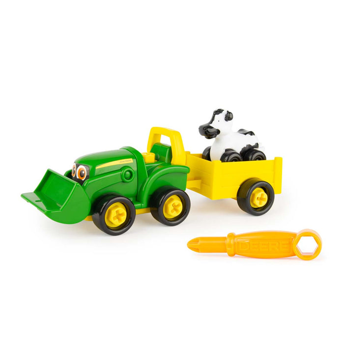 John Deere Bonnie Build-a-Buddy with Wagon and Cow