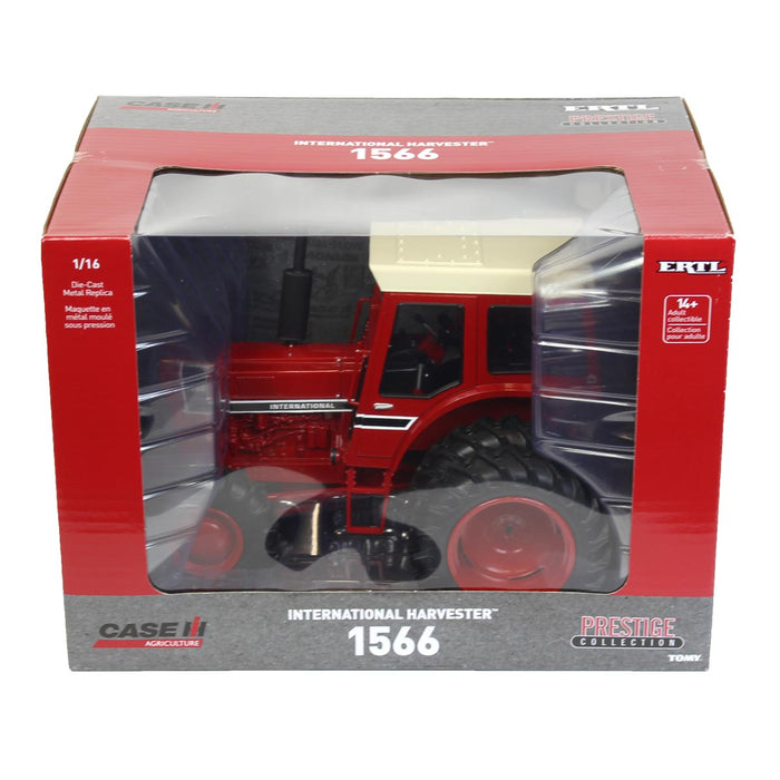 1/16 International Harvester 1566 Black Stripe with Cab, MFD & Duals, ERTL Prestige Collection