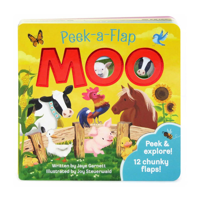 Moo Peek-a-Flap Board Book