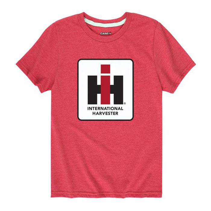 Toddler IH Logo Heather Red Short Sleeve T-shirt