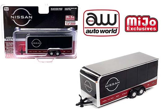 1/64 Nissan Enclosed Trailer by Auto World, MIJO Exclusive