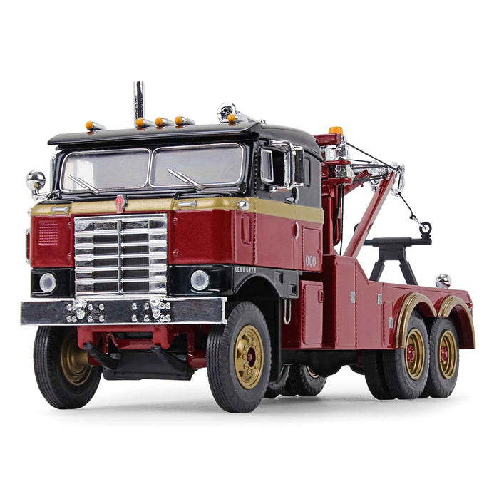 1/34 Collector Edition Black, Red & Gold 1953 Kenworth Bullnose Wrecker, First Gear Exclusive