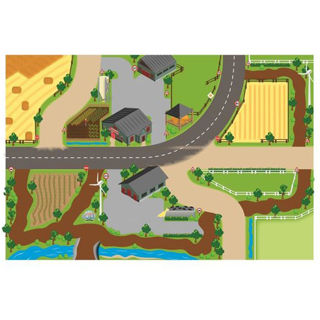 Farm-Themed Playmat by Kids Globe (Approx. 39" x 59")