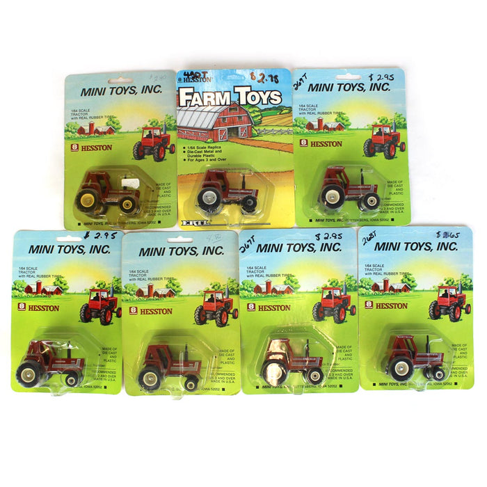 Lot of 7 Hesston Tractors - SOLD AS-IS