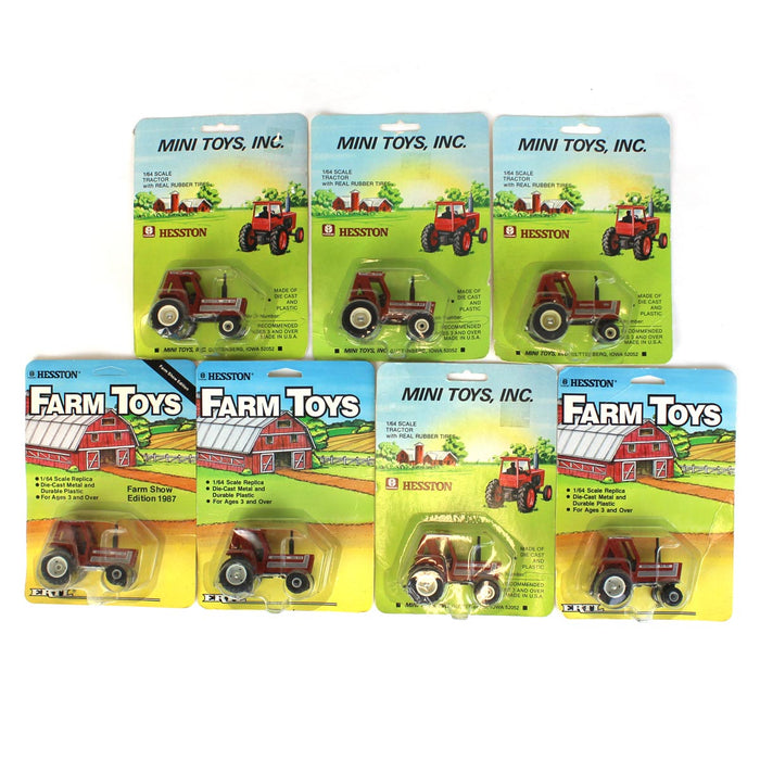 Lot of 7 1/64 Hesston Tractors - SOLD AS-IS