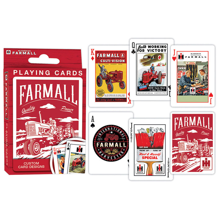 IH Farmall Playing Cards with Vintage Ad Designs