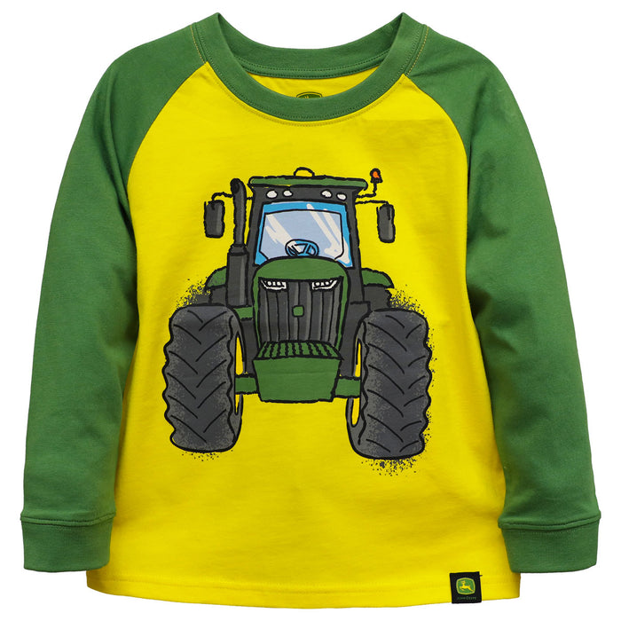 Toddler John Deere Tractor Coming & Going Long Sleeve Shirt