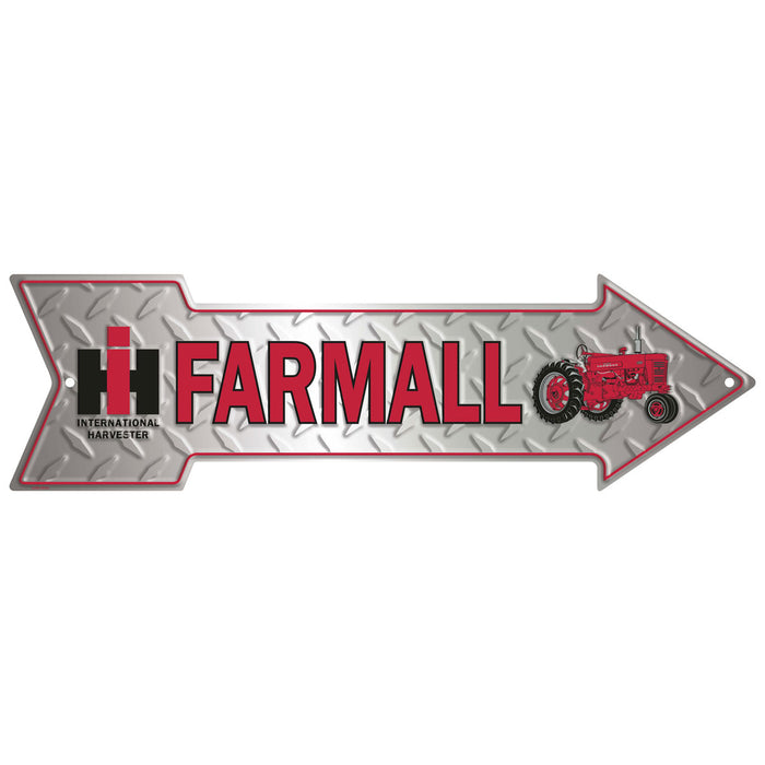 IH Farmall Diamond Plated Arrow Sign