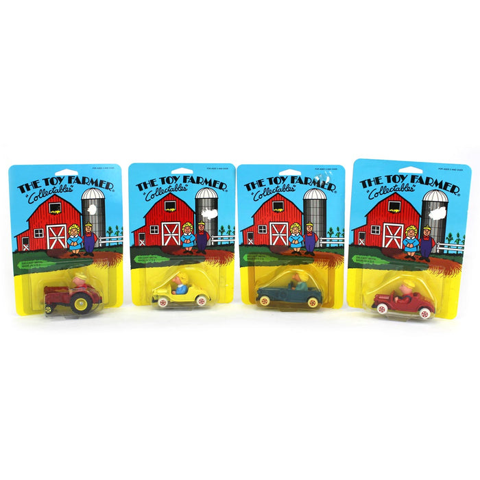 Set of (4) Toy Farmer "Collectables" Cars & Tractor - SOLD AS-IS