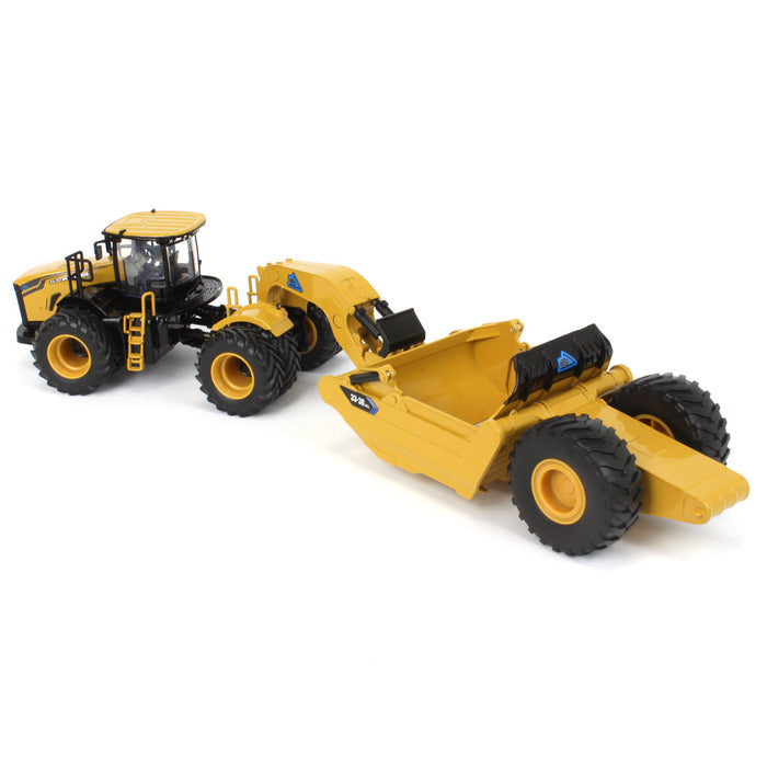 1/50 Mobile Track Solutions 3630 Switchback Articulating 4WD Tractor & 33-38XL Towed Scraper