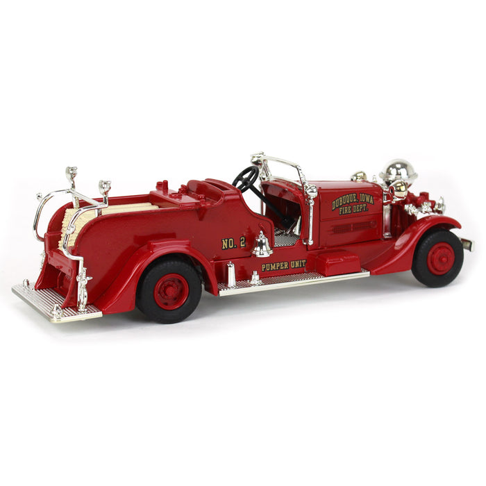 1/30 1937 Dubuque Ahrens-Fox Fire Truck Bank by ERTL