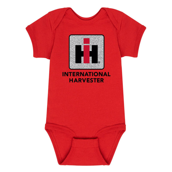 Infant International Harvester Glitter Logo Onesie