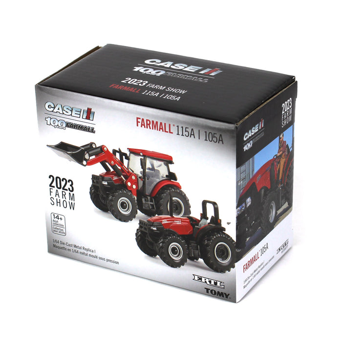 1/64 Case IH Farmall 115A & Farmall 105A Set, 2023 Farm Show